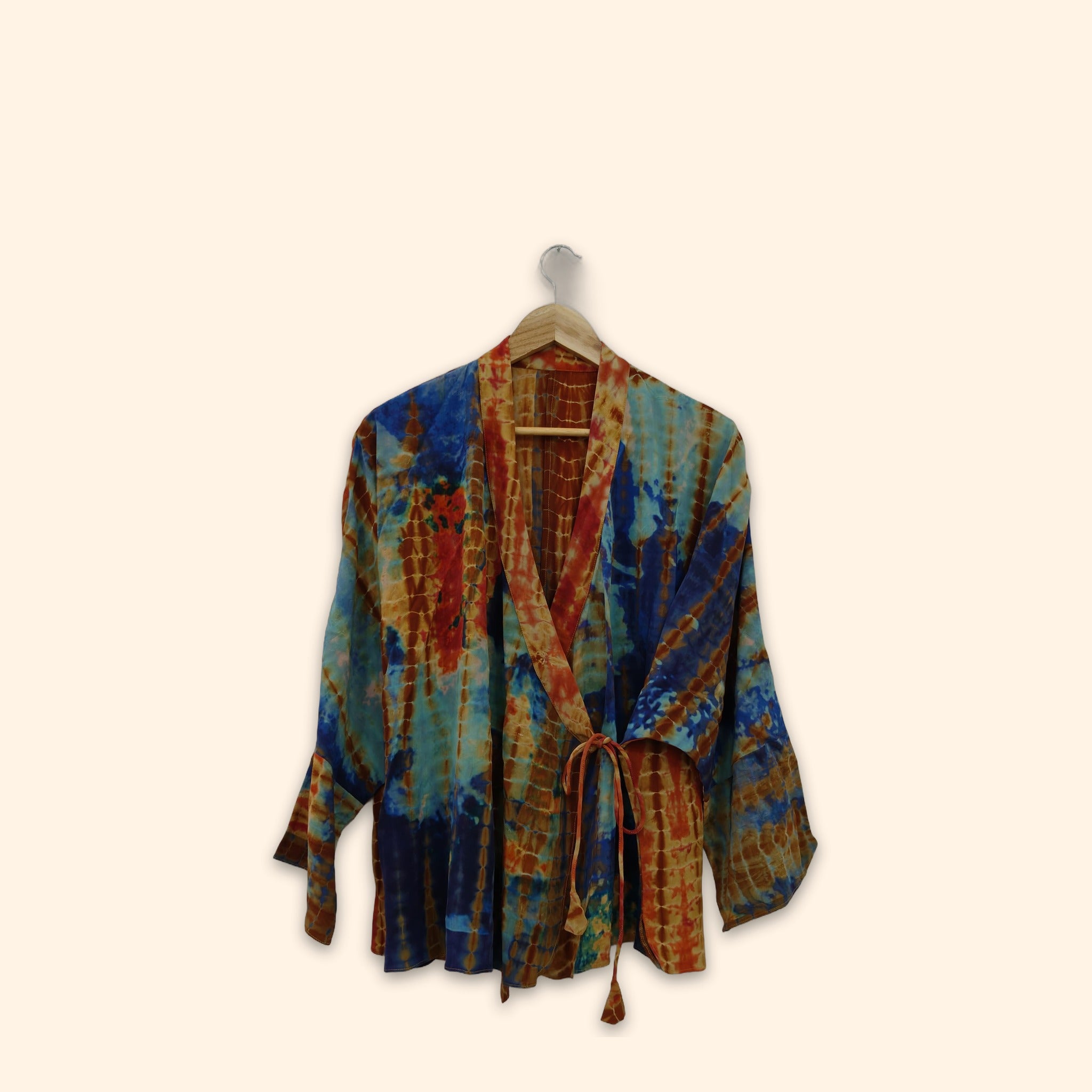 Tie Dye Short Kimono 20