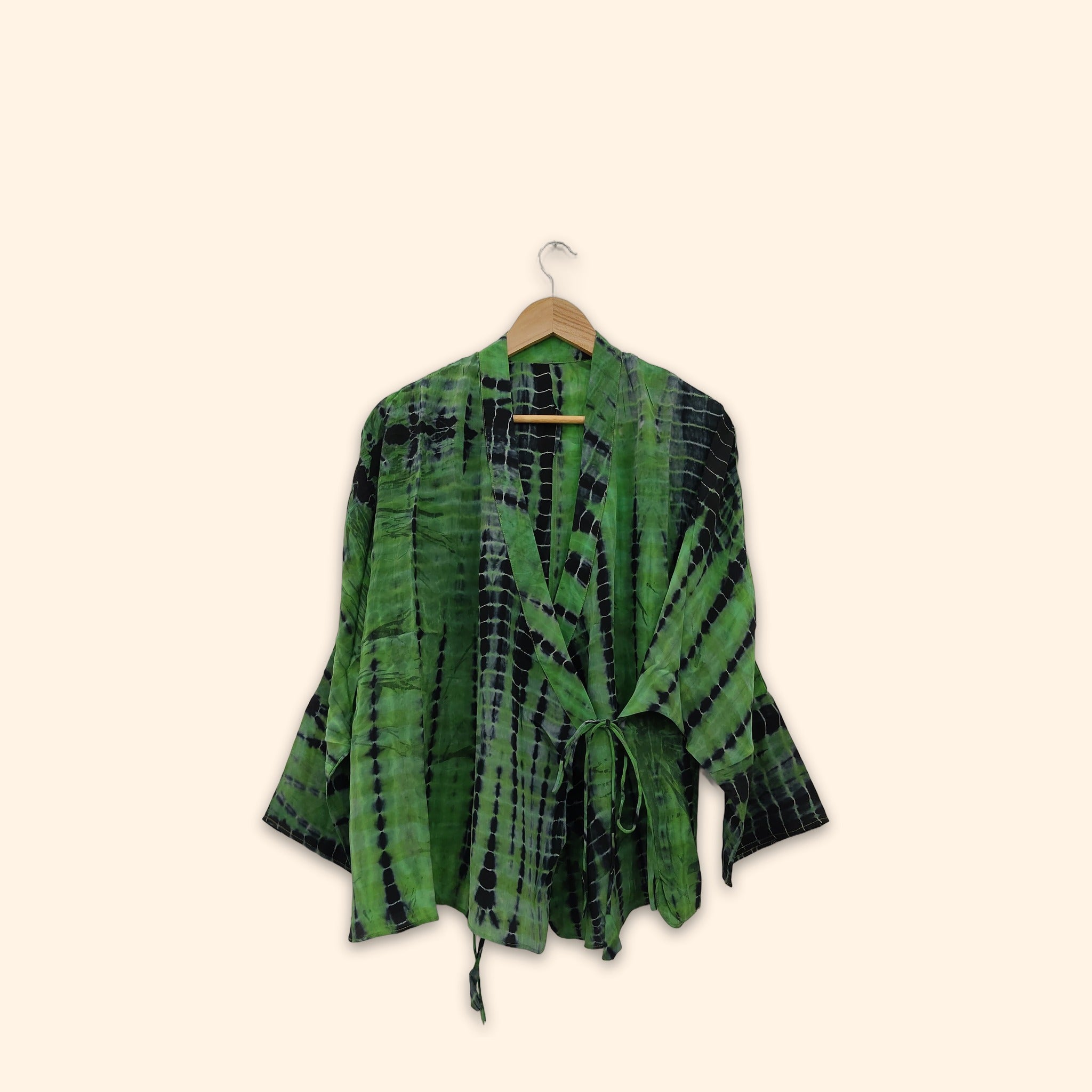 Tie Dye Short Kimono 21
