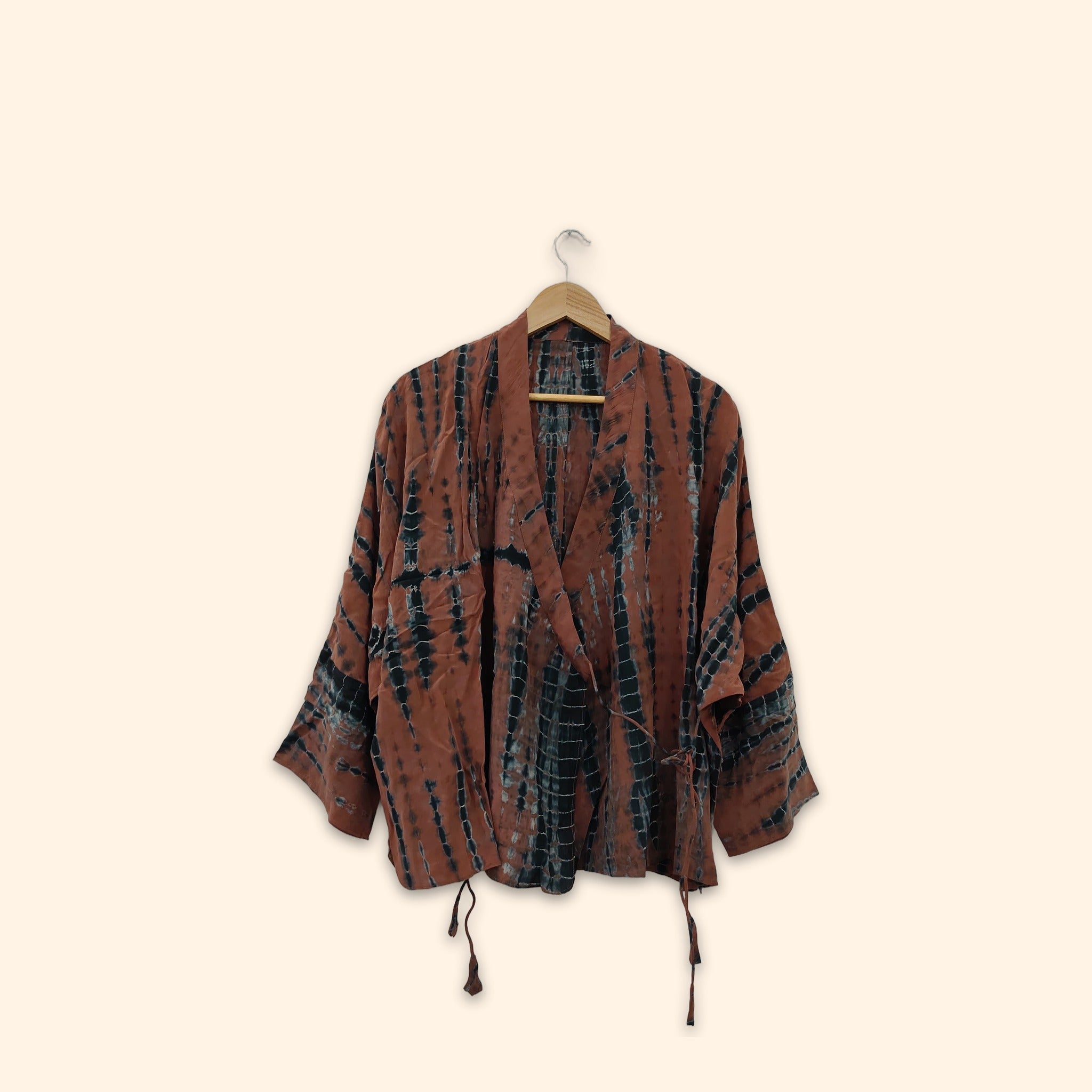 Tie Dye Short Kimono 26