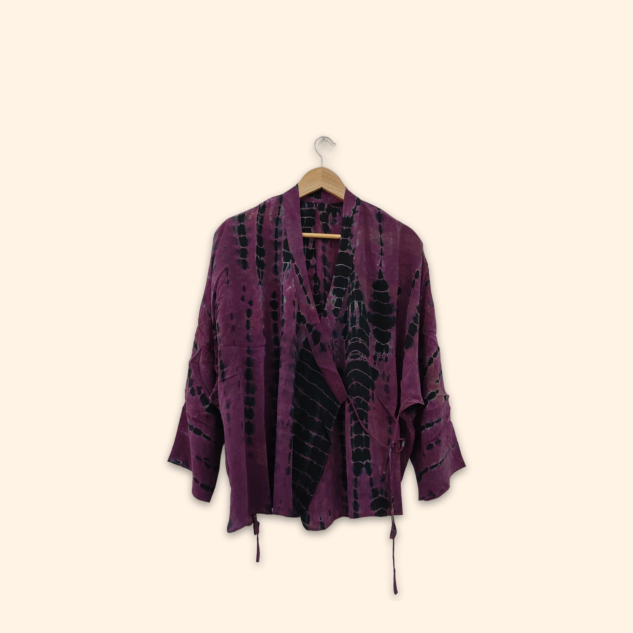 Tie Dye Short Kimono 27