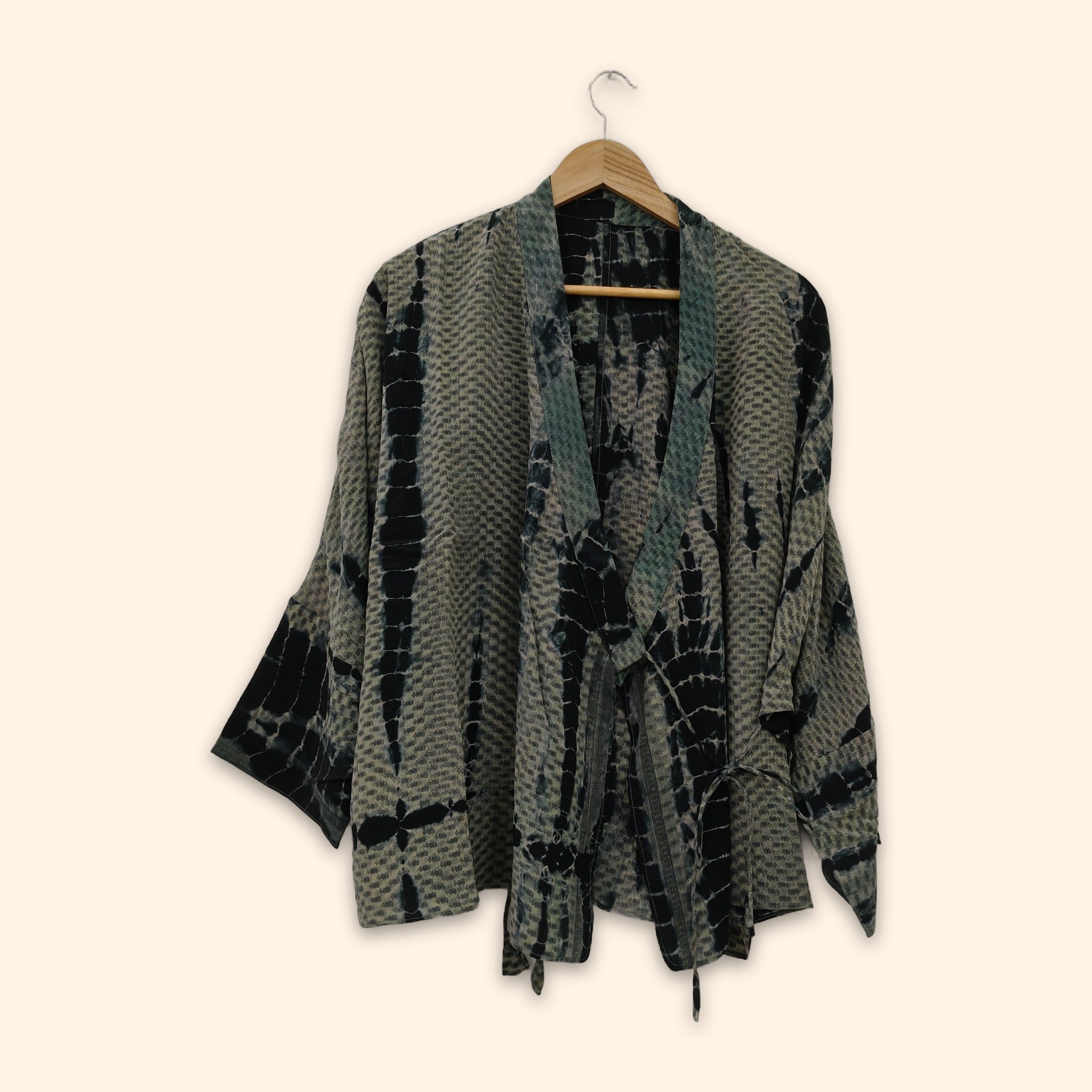 Tie Dye Short Kimono 29