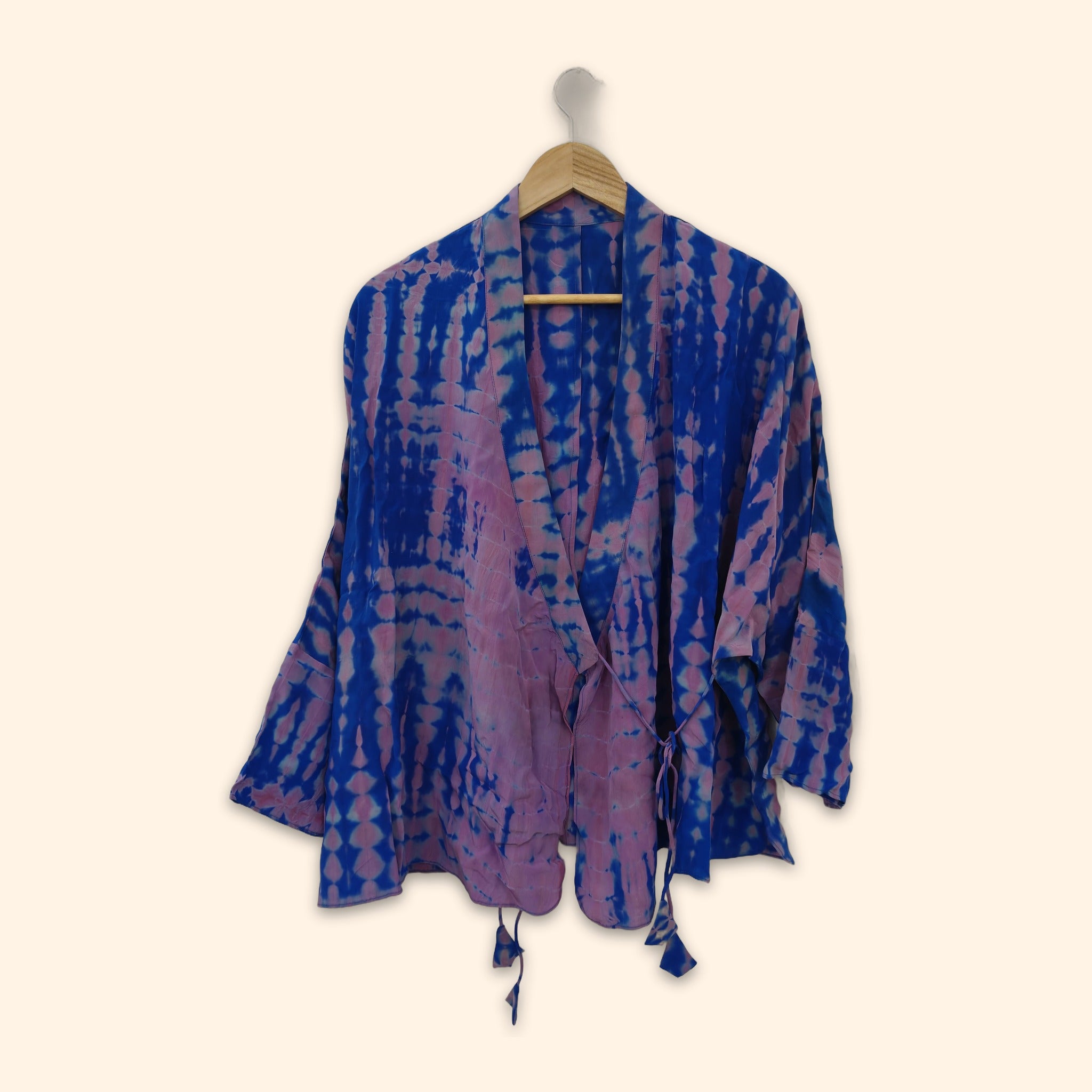 Tie Dye Short Kimono 32