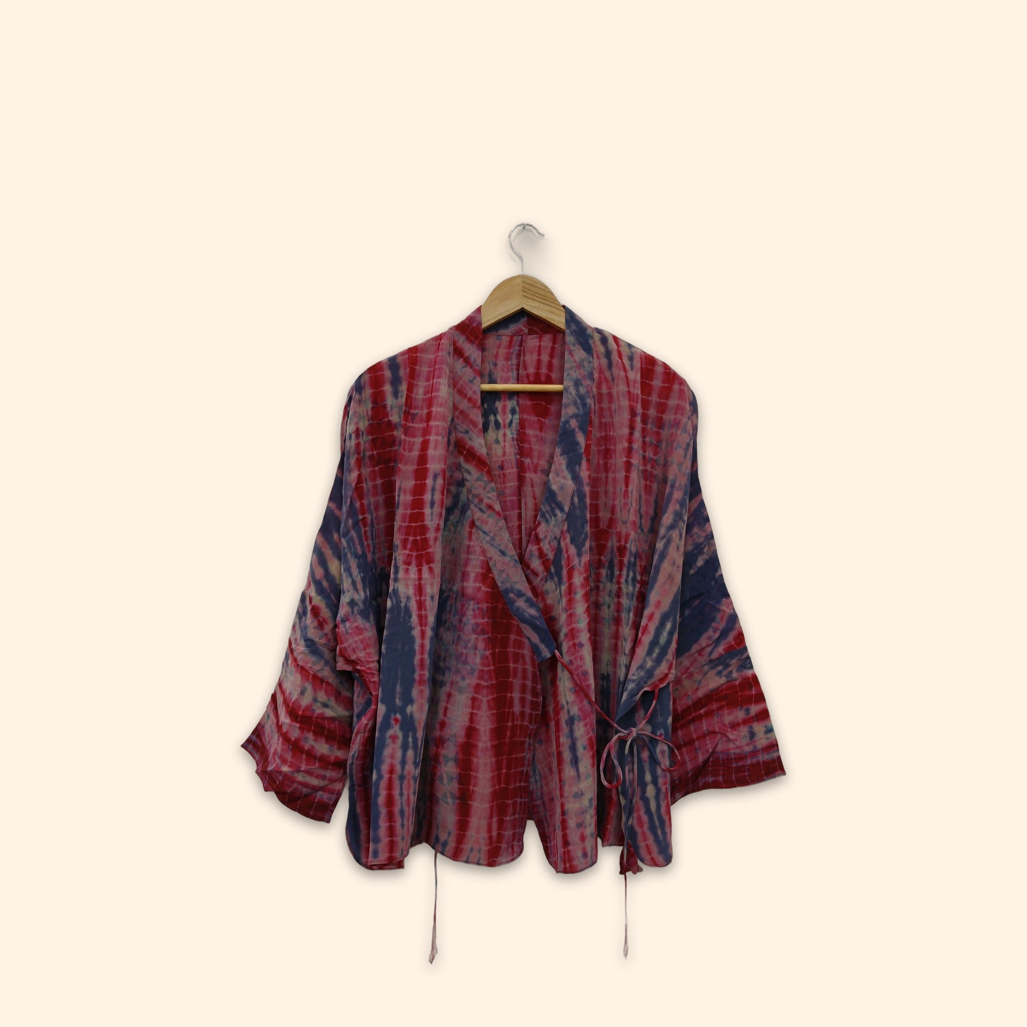 Tie Dye Short Kimono 35