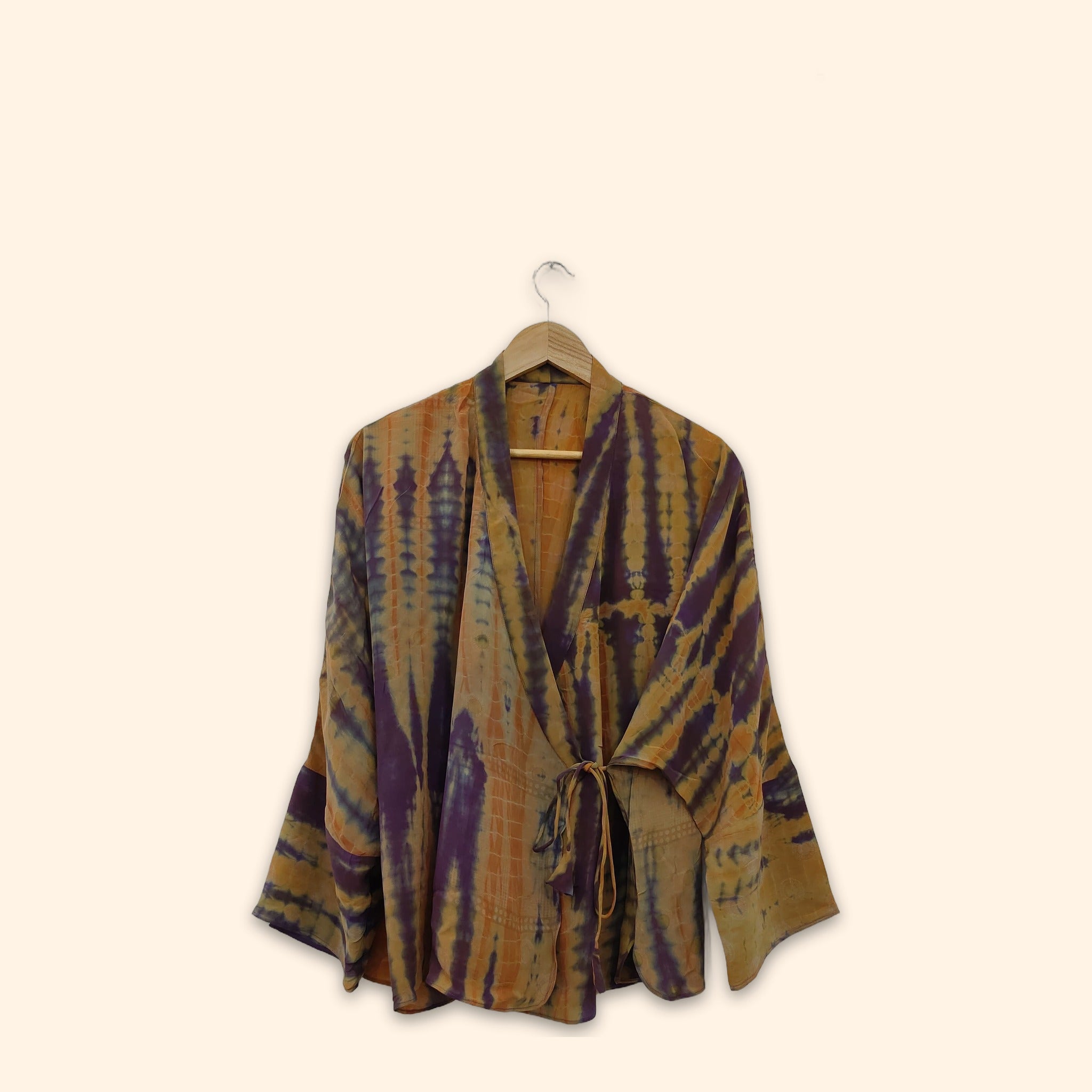 Tie Dye Short Kimono 9
